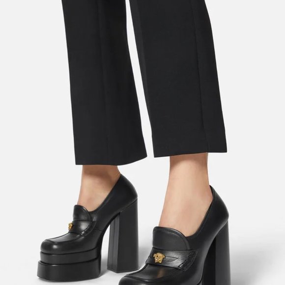 VERSACE AEVITAS PLATFORM LOAFERS IT 39 - Picture 7 of 10